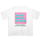 やきとりいのDoNotUploadMyImage＿明るい オーバーサイズTシャツ