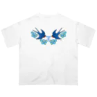 segasworksのForget me (k)not（抱きツバメちゃん） Oversized T-Shirt