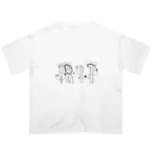 るっぴー市場の4歳児　　イラスト　Tシャツ Oversized T-Shirt