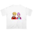 @supika_chan1のツーショットカップル オーバーサイズTシャツ