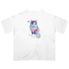 縞ネコ屋のネコTシャツ (010猫) Oversized T-Shirt