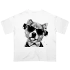 Connect Art SUZURI STOREのConnect Art 003 Dog Oversized T-Shirt