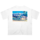 Saigetsuの【旅立ちの日】/長崎の風景 オーバーサイズTシャツ