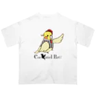 Cockatiel PartYのCockatiel PartYビッグロゴアイテム(ロゴ黒文字) Oversized T-Shirt