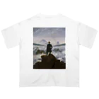 世界美術商店の雲海の上の旅人 / Wanderer above the Sea of Fog オーバーサイズTシャツ