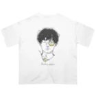 さのみきひとショップのBroken glasses  オーバーサイズTシャツ