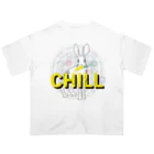 rabbit & bunniesのCHILL_RABBIT オーバーサイズTシャツ