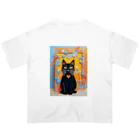 kurokuroの黒猫01 オーバーサイズTシャツ