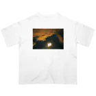 なつこ。の油絵のような写真Ｔシャツ オーバーサイズTシャツ