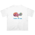 おいも。の足が生えたオタマジャクシくん オーバーサイズTシャツ