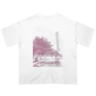 Electrical Babel @ SUZURIのEB-TS002-P " rose cerise" オーバーサイズTシャツ