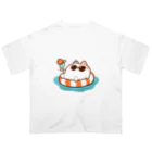 とっとのずんどうネコ / 夏ミケ オーバーサイズTシャツ