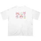 🐰🐱セサミ🐻🐼のうさ男 Oversized T-Shirt
