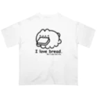 みかんねこ屋さんのみかんねこ ぱんがすき（ごはんもすき） Oversized T-Shirt