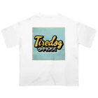 TukaretaINUのTiredog Tシャツ Oversized T-Shirt