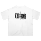 アタマスタイルの化学Tシャツ：カフェイン：コーヒー：紅茶：化学構造・分子式：科学：学問：理系 オーバーサイズTシャツ