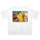 ミサキの見てたのに焦がす(背景あり) Oversized T-Shirt