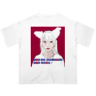 Zac-SDのヒト型ねこのひとこと（ちぃ） Oversized T-Shirt