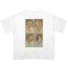 世界美術商店の四芸術 / The Four Arts Oversized T-Shirt