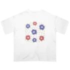 クリオネショップのポピーの花 Oversized T-Shirt