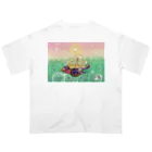 ハッピースマイルの神様の乗り物 Oversized T-Shirt