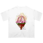 ハッピースマイルの神様の乗り物 Oversized T-Shirt