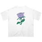 サラスシのmy ROSE パープル Oversized T-Shirt