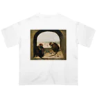 世界美術商店の二匹の猿 / Two Monkeys Oversized T-Shirt