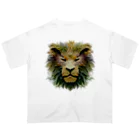 ほっこりデザインスタジオのライオンの魅力を引き出すオリジナルグッズ オーバーサイズTシャツ