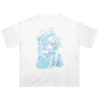 二猫/NIMOO -SHOPの天使界隈×キョンシー　(背景文字無) Oversized T-Shirt