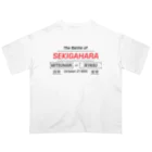 KAWAGOE GRAPHICSの関ケ原の戦い Oversized T-Shirt