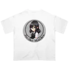 Jimiko Maiden (ジミコメイデン)の【Jimiko Maiden】にっこりメイド（ディフォルメ） Oversized T-Shirt