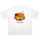littlebit / リルビーのフルーツジュース オーバーサイズTシャツ
