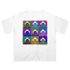 Heiwa_AriのSUMO WRESTLER (multicolor) オーバーサイズTシャツ