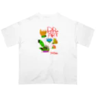 スタジオばんやの花 オーバーサイズTシャツ