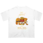 jamfish_goodiesのEAT HAPPY オーバーサイズTシャツ