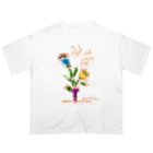 スタジオばんやの花スマート Oversized T-Shirt