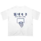 jamfish_goodiesのSPORTS女子「籠球女子」 オーバーサイズTシャツ