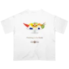 HeartToMeの喫茶　花猫珈琲　＜プリンアラモード＞ Oversized T-Shirt