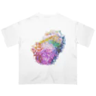 K_flowerのRainbow Carnation Oversized T-Shirt