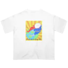 ティラノサウルスのウーパールーパースーパーマン Oversized T-Shirt