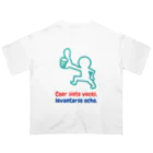 Nice Japanese words? !のCaer siete veces, levantarse ocho オーバーサイズTシャツ