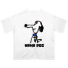 ライロクSTANDARDの“HANA DOG” オーバーサイズTシャツ