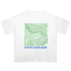 clareclaredoodleのWiggle Wiggle Maze? Oversized T-Shirt