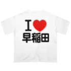 I LOVE SHOPのI LOVE 早稲田 Oversized T-Shirt