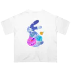 Rabbitflowerの夏の思い出 オーバーサイズTシャツ