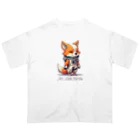みゆみん@YouTuber ／M|Little Kit Foxの宇宙飛行士B Tシャツ Oversized T-Shirt