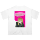 モダンラヂオの【メガネガール】 オーバーサイズTシャツ