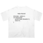 FUNNY JOKESのHello, World!!-C言語- Oversized T-Shirt