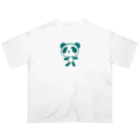 MSWアイコさん商店のじん（腎臓）パンダ オーバーサイズTシャツ